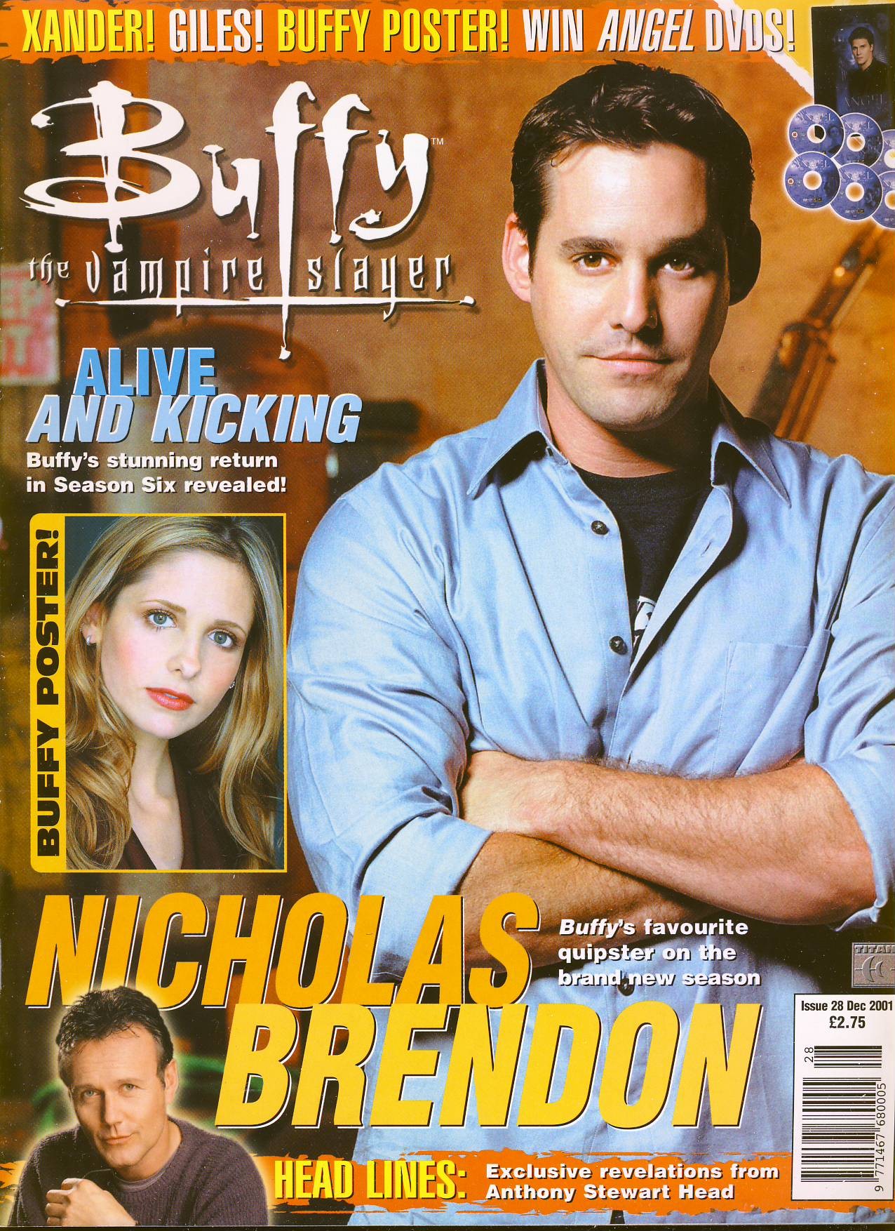 Buffy The Vampire Slayer magazine Dec 2001 no.28 refB1-27