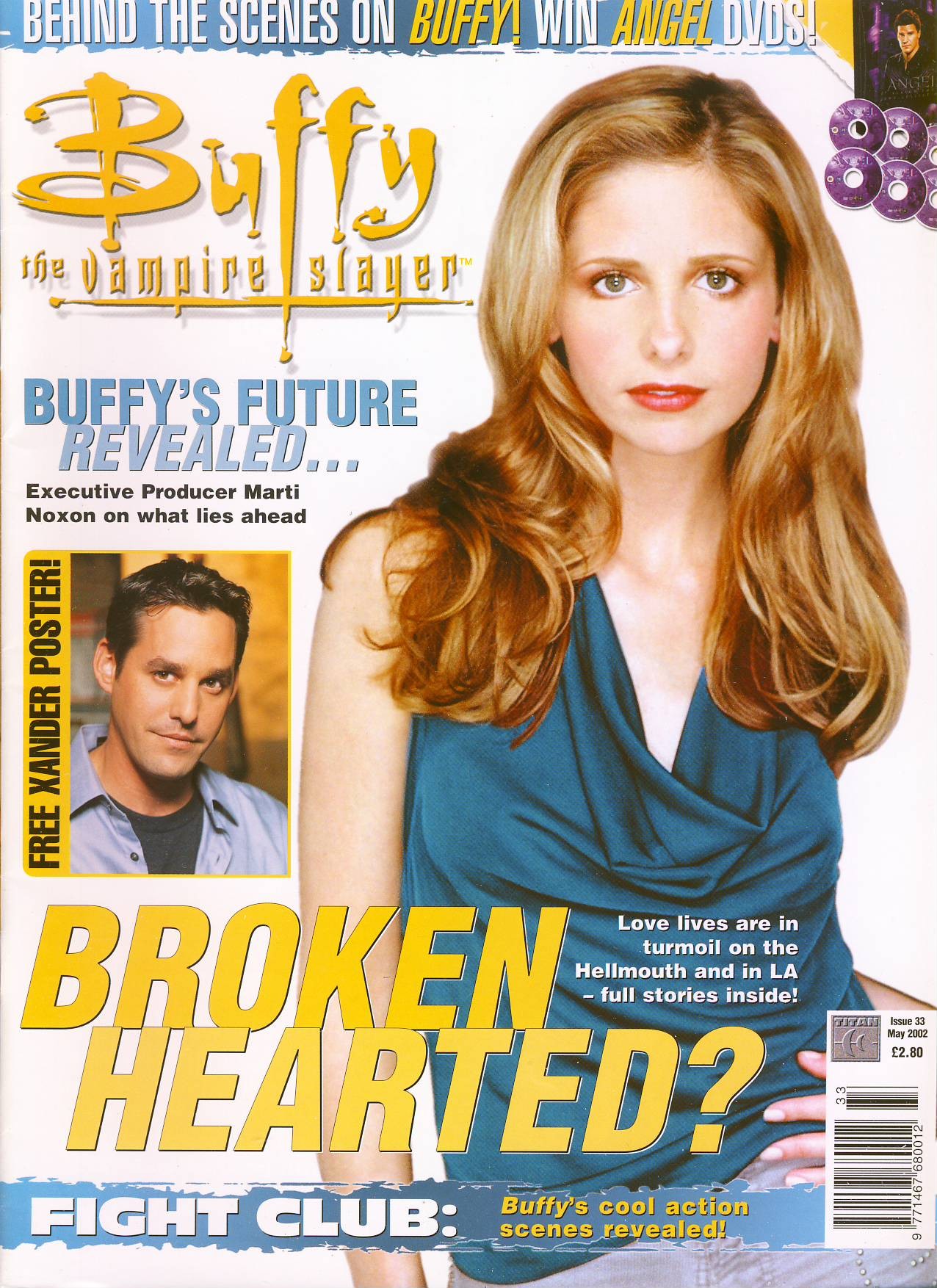 Buffy The Vampire Slayer magazine May 2002 no.33 XANDER refB1-18