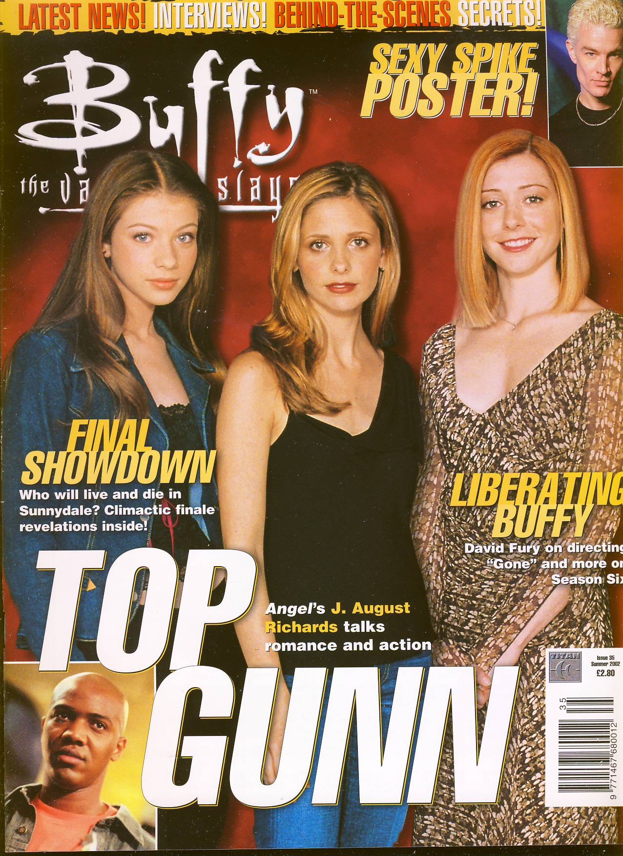 Buffy The Vampire Slayer magazine Summer 2002 no.35 SPIKE refB1-20