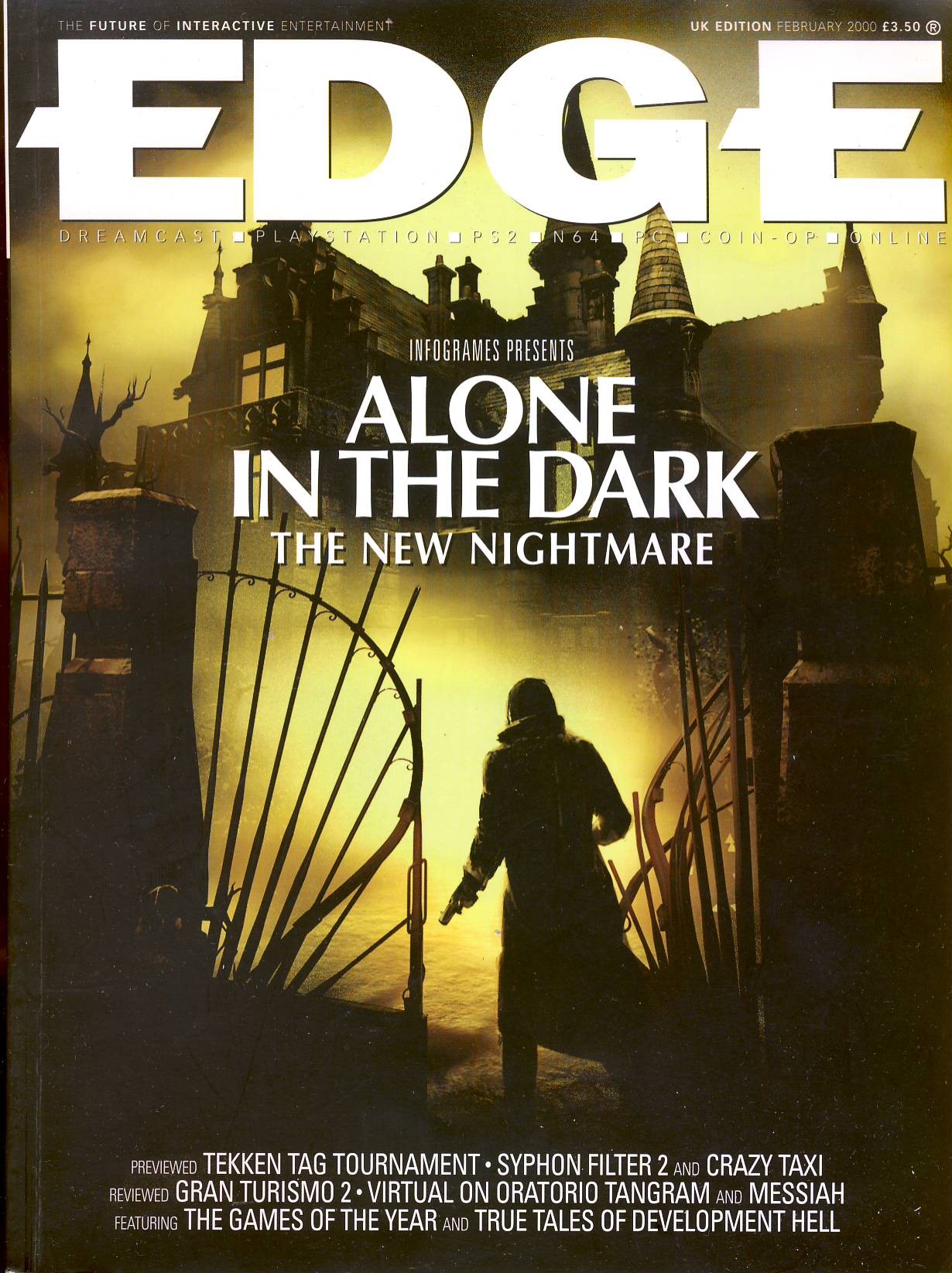 EDGE magazine 'Alone in the Dark:The New Nightmare FEB 2000 r1-5