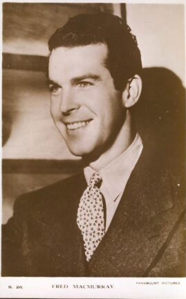 Fred MacMurray Paramount Pictures photo postcard r133