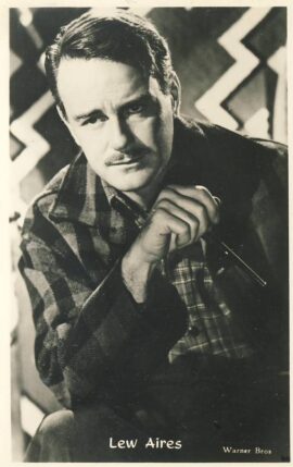Lew Aires Warner Bros Vintage Photo Postcard r155