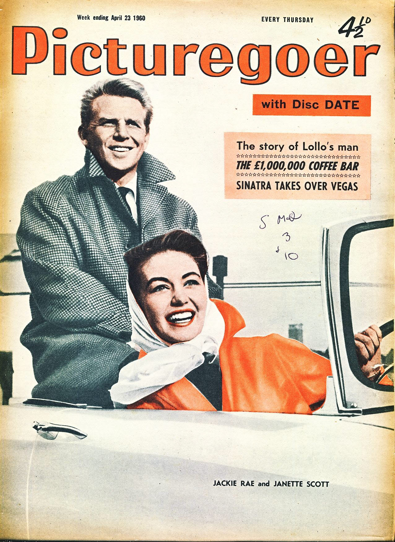 1960 Picturegoer Jackie Rae & Janette Scott, ELVIS 1/2 page VINTAGE April 23 ref100768