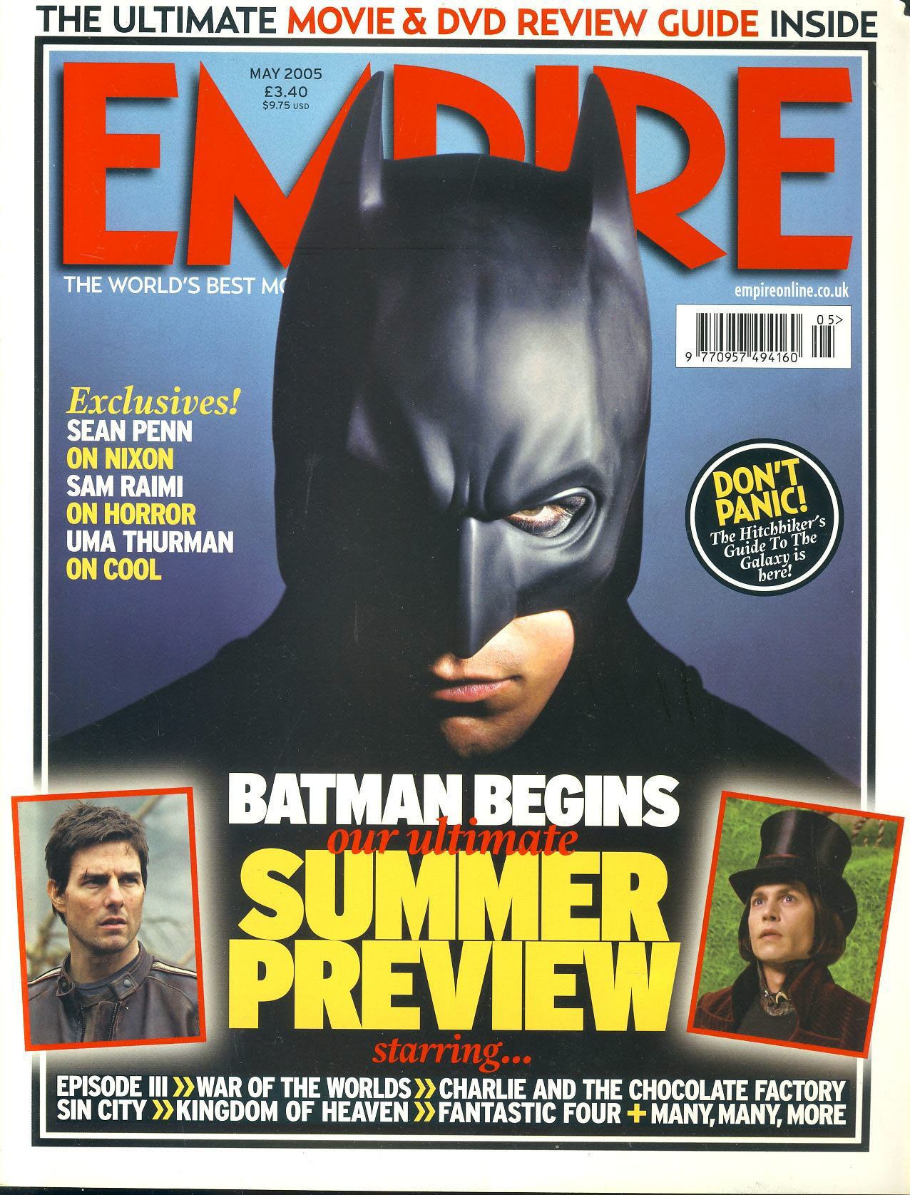 EMPIRE magazine May 2005 BATMAN BEGINS ref100139