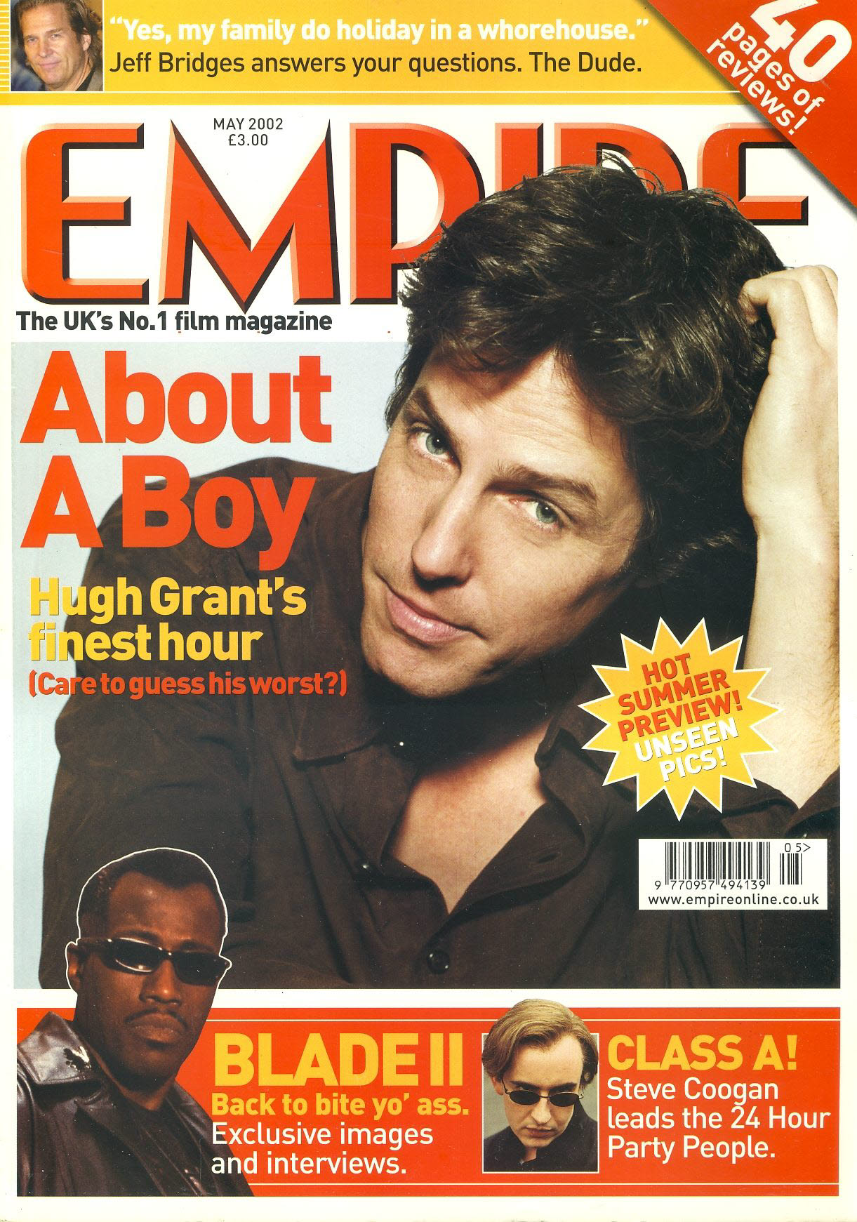 EMPIRE magazine MAY 2002 Hugh Grant, Steve Coogan ref100181