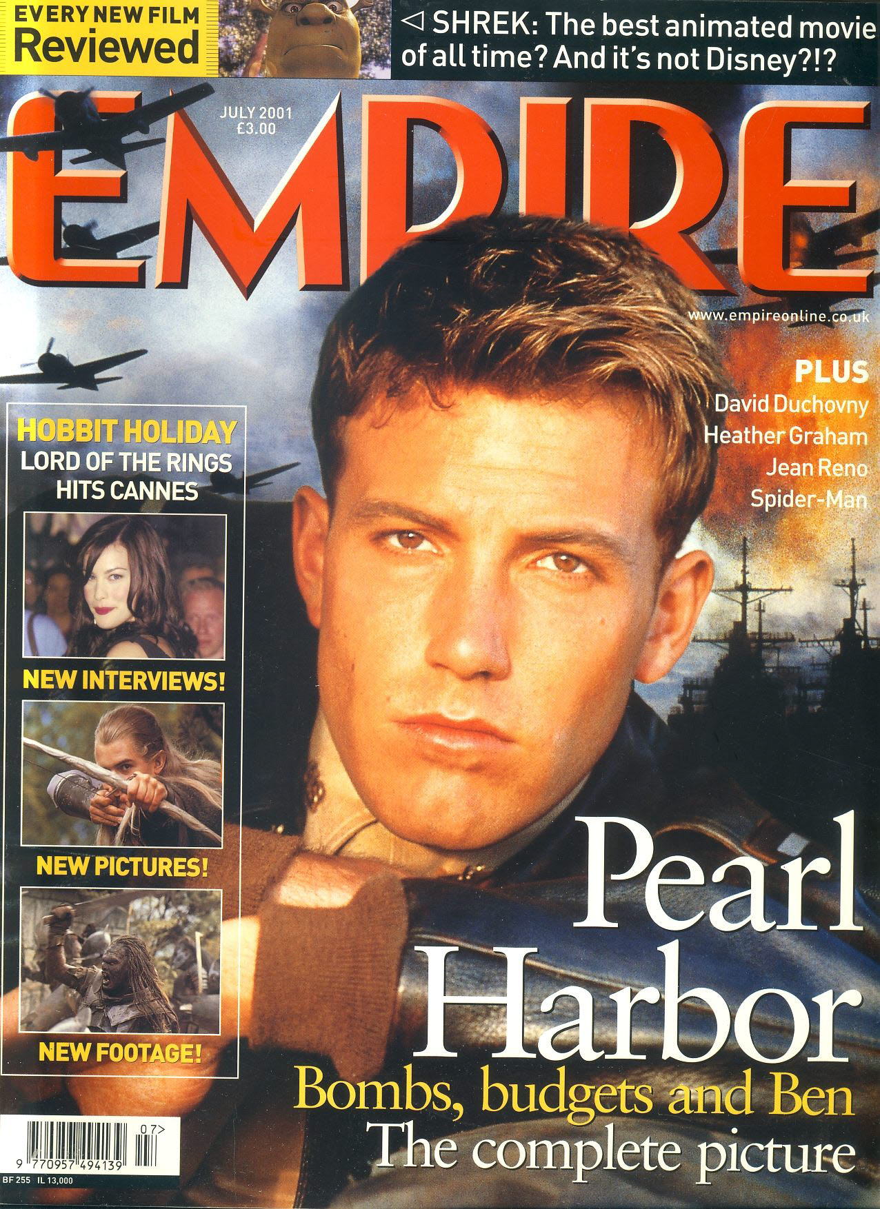 EMPIRE magazine JULY 2001 Ben Affleck, Heather Graham ref100182