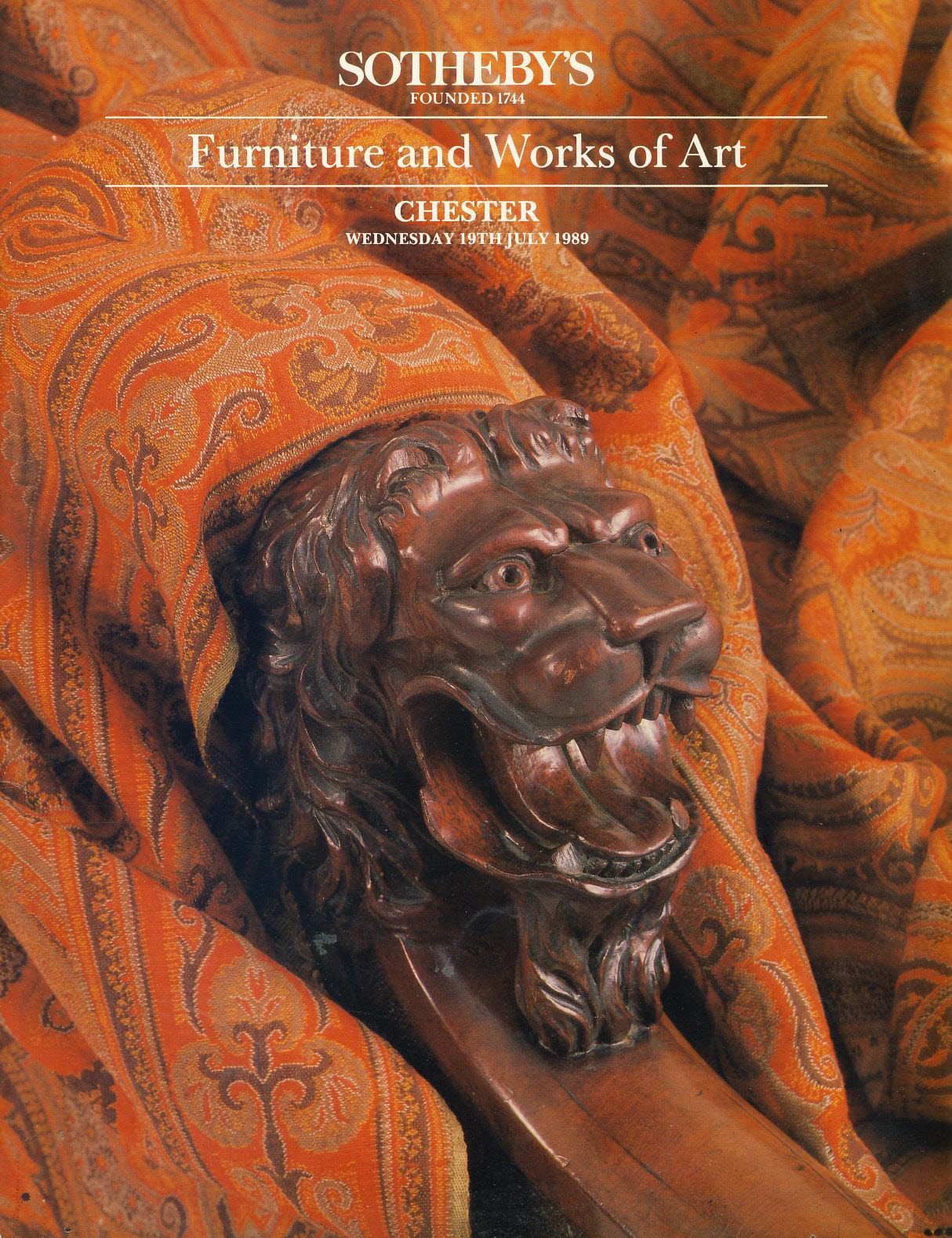 Sotheby's CHESTER 1989 Furniture & Works of Art auction catalogue 68 pages ref101510