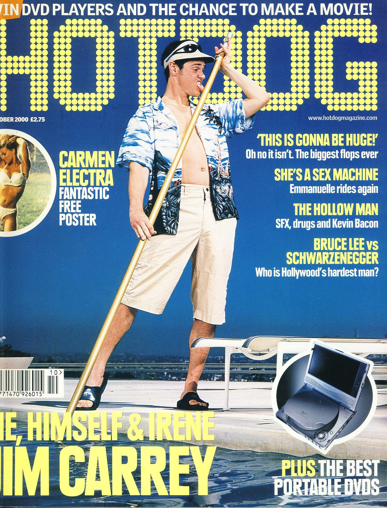 HOTDOG Movie Magazine OCT 2000 Jim Carrey ref100302 - Image 2