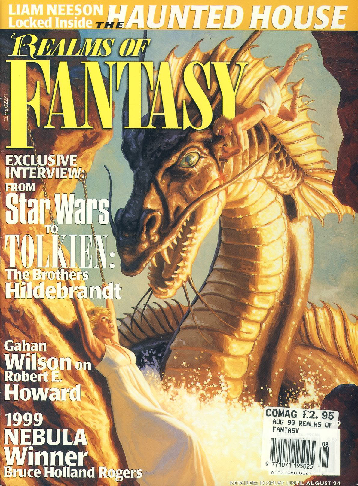 Realms of Fantasy 1999 Nebula Winner Bruce Holland Rogers magazine ref100893