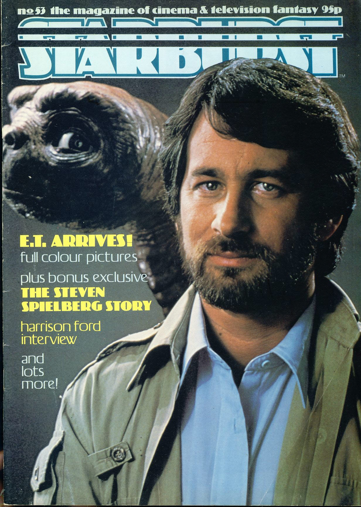 STARBURST Cinema & Television magazine No.53 E.T. STEVEN SPIELBERG STORY ref100334