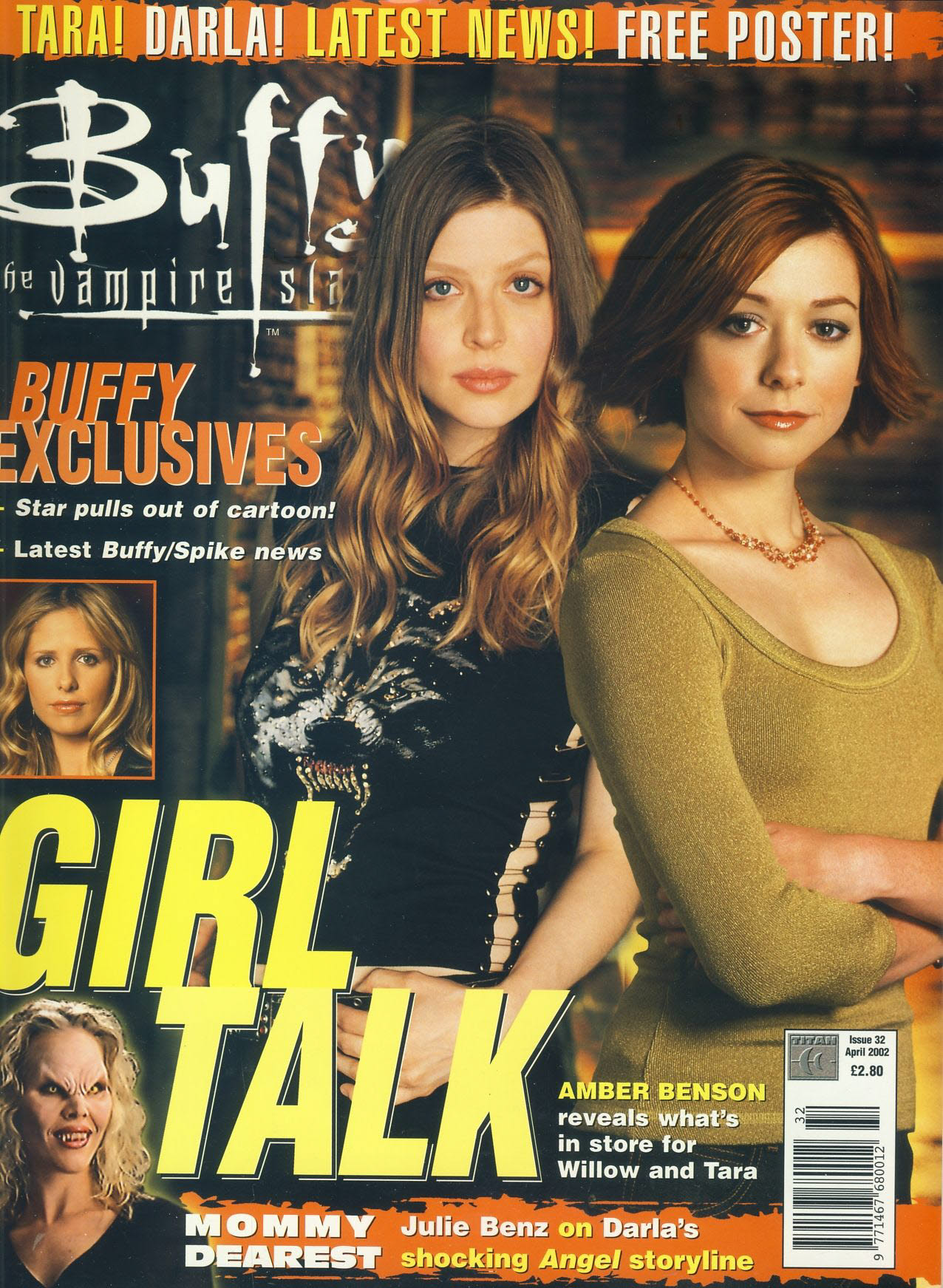 Buffy the Vampire Slayer Magazine 2002 AMBER BENSON ref100350