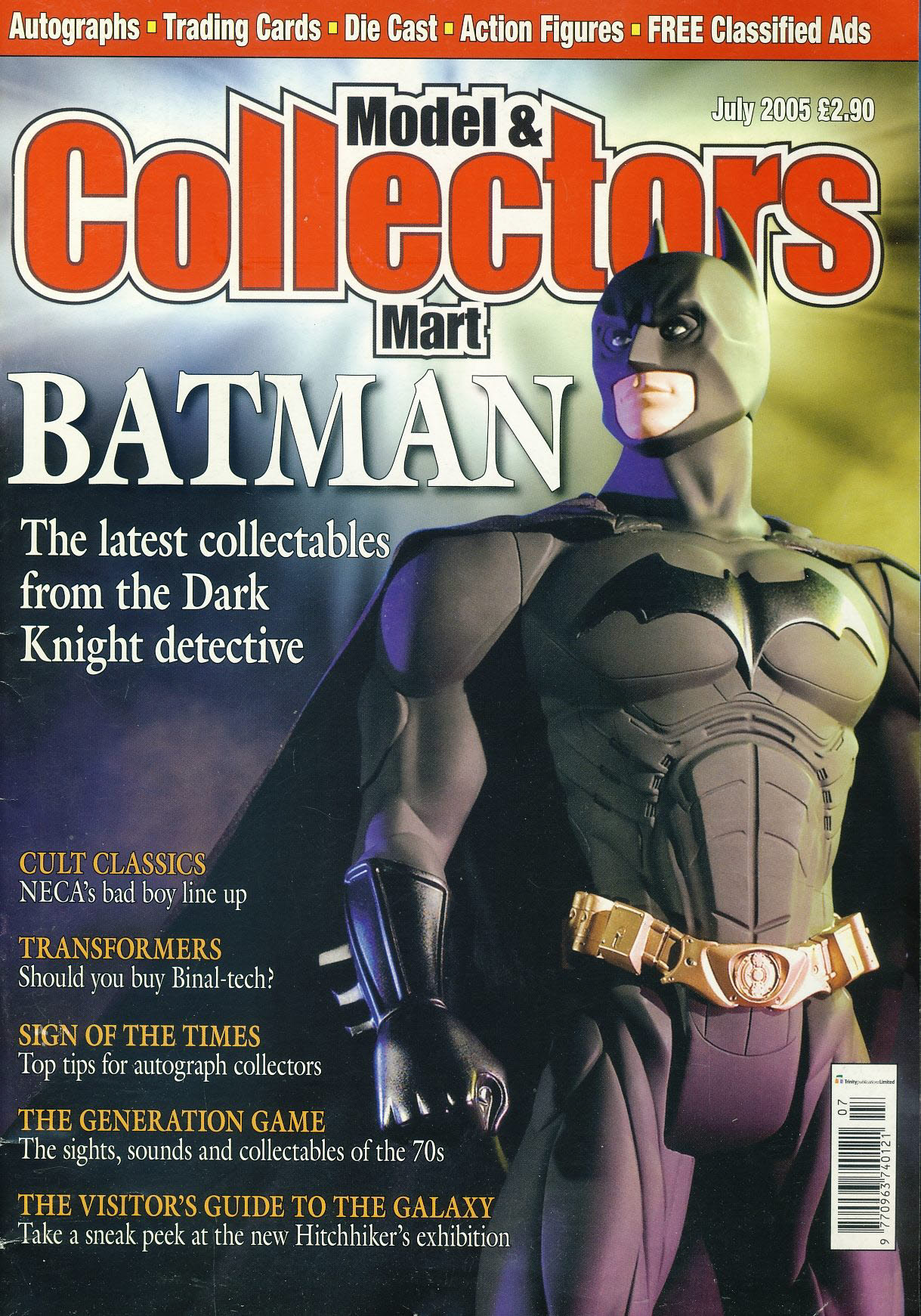 Model & Collectors Mart Magazine JULY 2005 BATMAN the Dark Knight detective ref101407