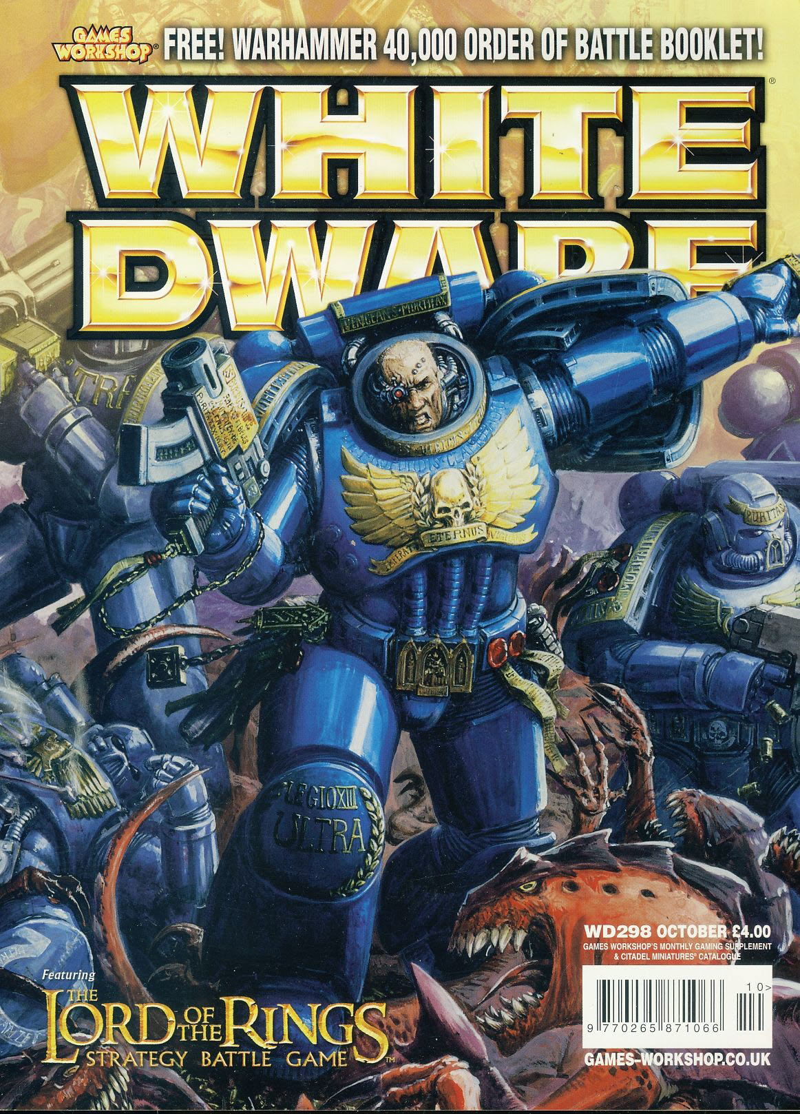 White Dwarf magazine #298 feat. LOTR Strategy Battle Game Games Workshop WARHAMMER ref101427