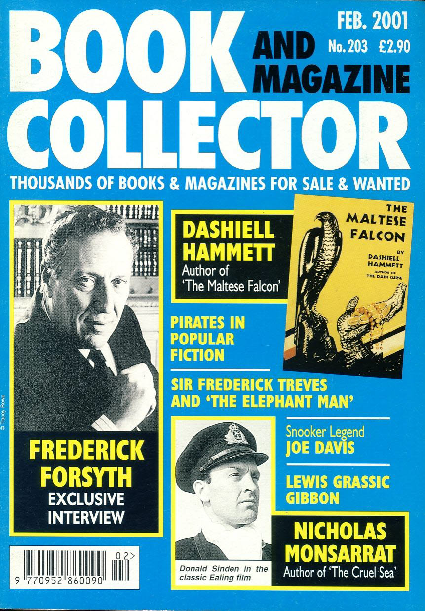 Book & Magazine Collector #203 2001 FREDERICK FORSYTH interview DASHIELL HAMMETT The Maltese Falcon PIRATES ref101437