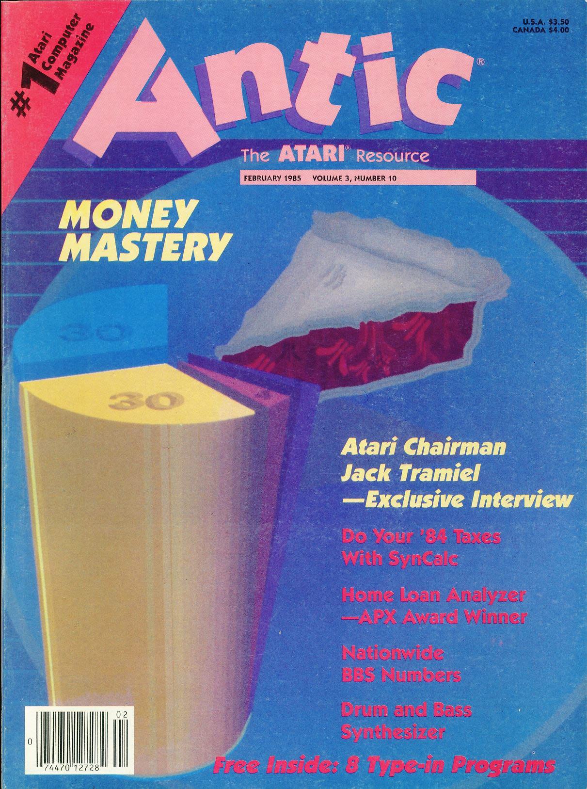 Antic ATARI Resource magazine 1985 Jack Tramiel Interview ref100436 - Image 2