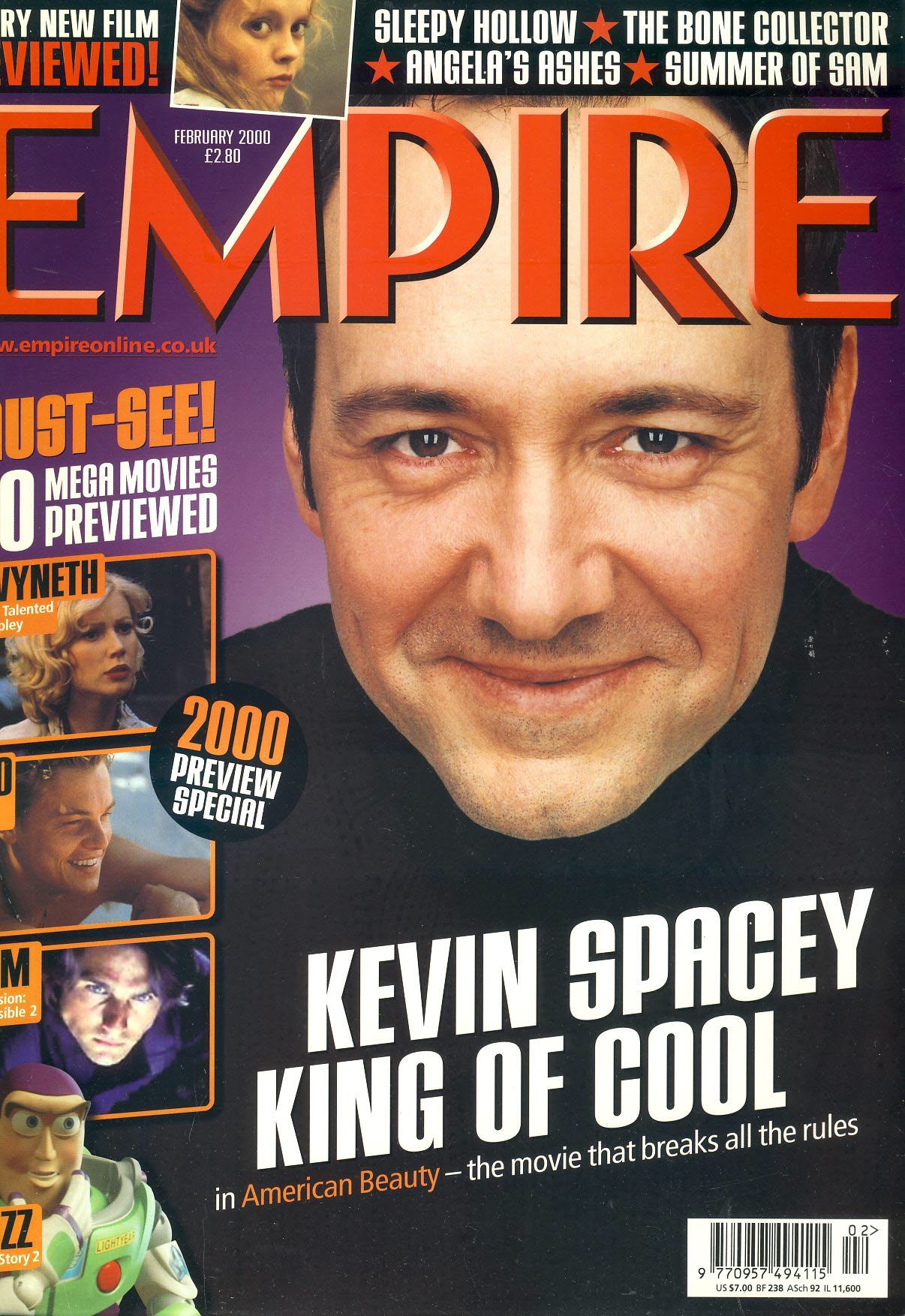 EMPIRE magazine February 2000 KEVIN SPACEY ref10086