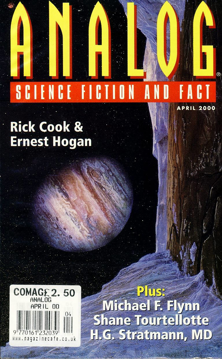ANALOG Science Fiction & Fact APRIL 20000 Rick Cook & Ernest Hogan paperback book / magazine ref101456
