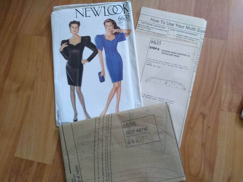 Vintage New Look sewing pattern 6635 uncut