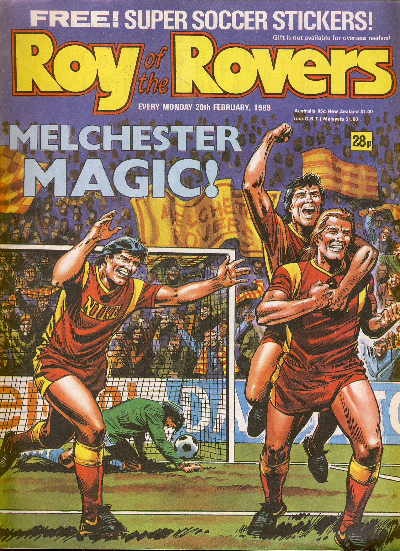 Roy of the Rovers comic 20th February 1988 ref025
