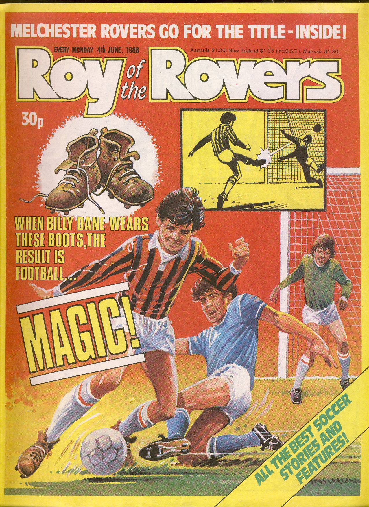 Roy of the Rovers comic 4th June 1988 ref012
