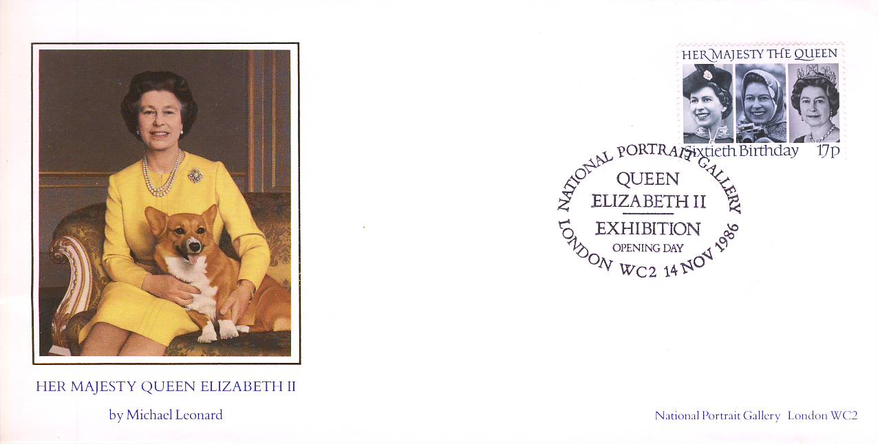 1986 LTD EDITION no.4005 National Portrait Gallery Opening Her Majesty Queen Elizabeth II cover