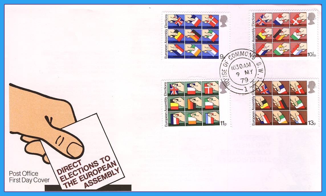 1979 Elections to European Assembly Stamps FDC House of Commons CDS rcd18