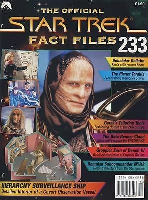 The Official Star Trek Fact File no.233 Paramount Publication  never used - Image 2