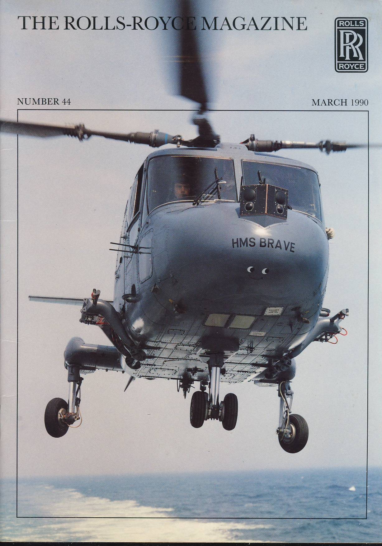 The Rolls Royce Magazine March 1990 HMS Brave on cover ref255