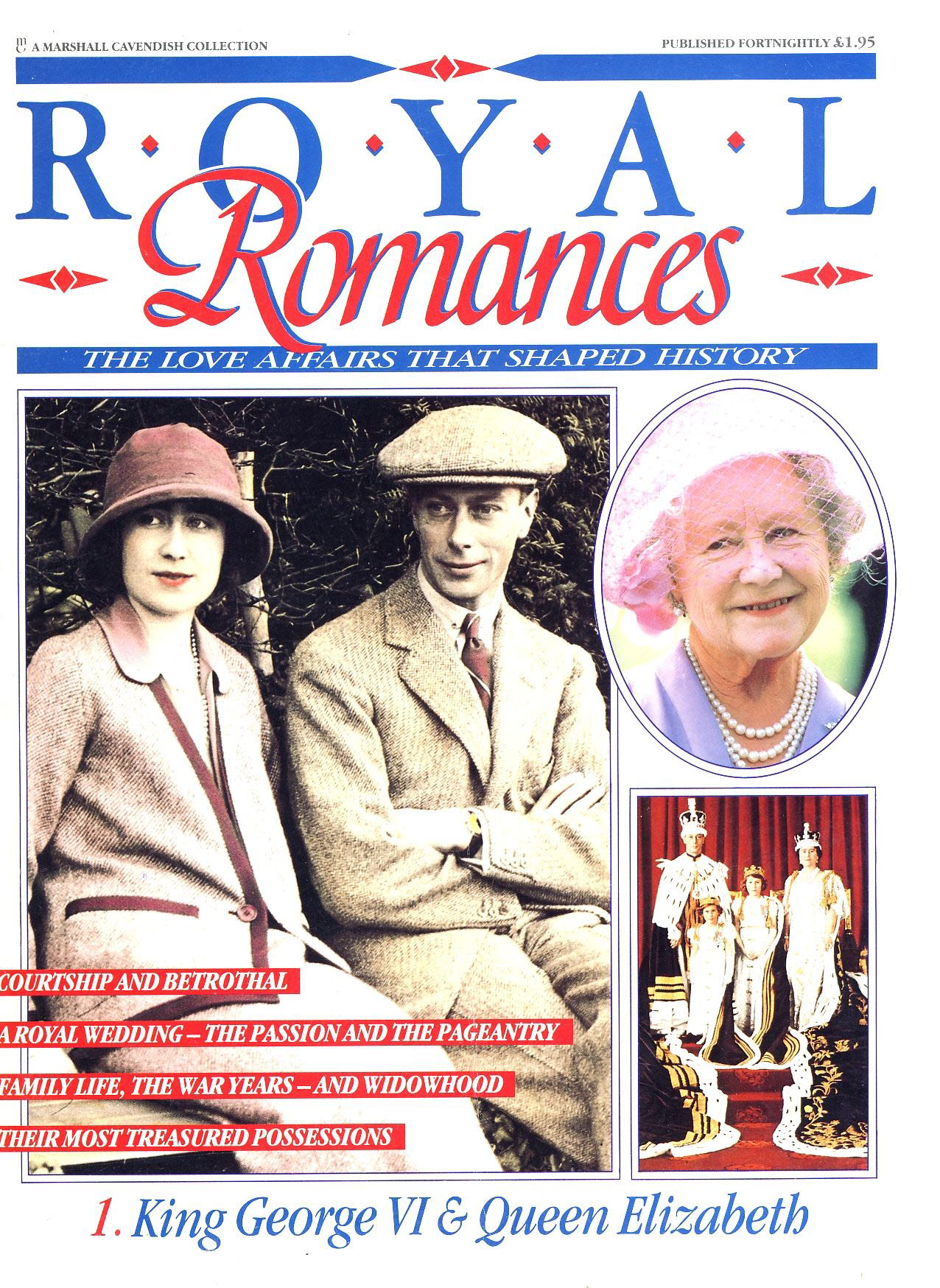 1. King George VI & Queen Elizabeth Royal Romances Magazine ref101219