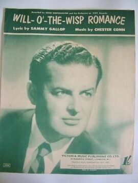 Will-o-the-Wisp-Romance by Gallop Conn Hugo Winterhalter vintage sheet music