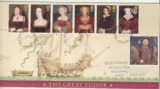 GB Stamps First Day Cover Anniv. Death of King Henry VIII, Tudor rose CDS 1997