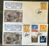 Everton Football Firsts Large Dawn First Day Cover Set Of 2