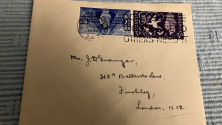 June 1946 First Day Cover; Victory; Peace and Reconstruction