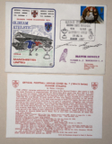 Oldham V Manchester Utd 1974 Dawn First Day Cover Signed By Jimmy Frizzell