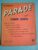 1959 Feldmans Parade of Tenor Songs sheet music and words