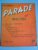 1959 Feldmans Parade of Waltzes vintage song sheet music andwords