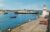 1960s70s The Pier Head DOUGLAS Isle of Man POSTCARD Cars Lighthouse Ship Fishing