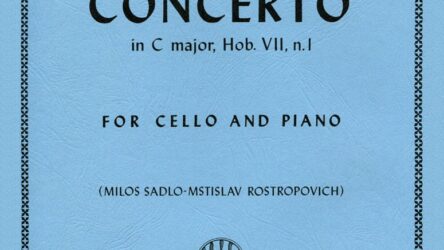Franz Joseph Haydn: Cello Concerto in C Major Hob.VII/1 (Cello & Piano), Ed. Rostropovich, IMC2325