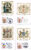 1984 LTD Edition Coat of Arms BPC1 set of 4 Benham silk postcards refE210