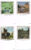 1983 Great British Gardens BPC5 Benham silk postcard set refE212