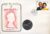 1989-08-08 Isle of Man ROYAL VISIT Mercury CROWN Coin Cover Queen Elizabeth PNC refH440