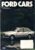 1980 FORD CARS ALL MODEL CATALOGUE 76 pages ref101794