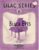 BLACK EYES Russian Folk Song JACK OWEN vintage LILAC sheet music for piano ref102837