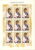 Princess Diana QUEEN OF HEARTS St Lucia MS 9 x $1 stamp sheet refDA