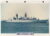 HMS CUMBERLAND 1986 guided missile frigate Navy Ship Photo Info Card refA3