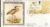 1988 BS33 Edward Lear Mini Sheet BIRDS Ltd Edition Benham small silk cover London FDI rcd49