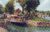 Caversham Loch Reading Streatley Canal Boat Tour Old Postcard refP9 A Salmon Cameracolour Post Card. Pre-owned unused condition.