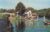 The Thames at Boulter’s Lock Maidenhead Old Colour Postcard refP9 Pre-owned unused condition.