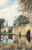 Peak District national Park River Wye Bakewell Old Postcard refP9