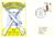 1975 September 1st GUERNSEY AIR RIFLE ASSOCIATION POST OFFICE Anniversary Cover refG909